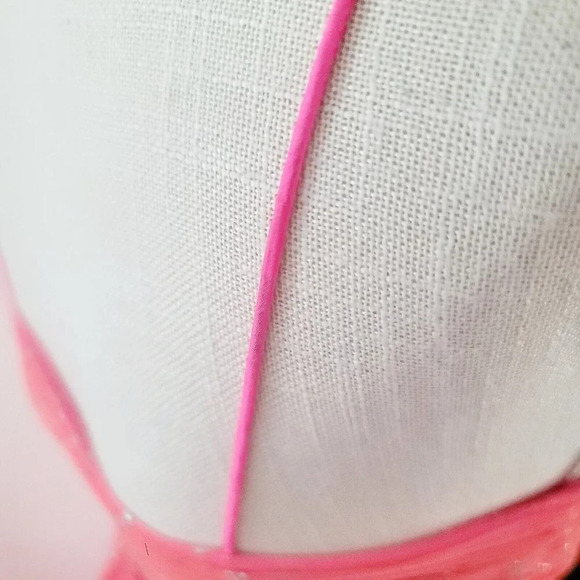 Hailey Logan Adrianna Papell Hot Pink Barbie Sleeveless Glittter Gown Dress 5/6 - Picture 8 of 16